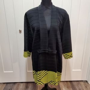 Dress Jacket that hangs to mid thigh.